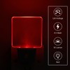 KINUR Red Night Light,2 Pack LED Night Lights Plug into