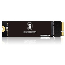 S SHARKSPEED SSD 512GB Hard Drive Internal Upgrade for MacBook Air 2012 A1465 A1466 EMC2558 EMC2559 (MacOS Pre-installed)