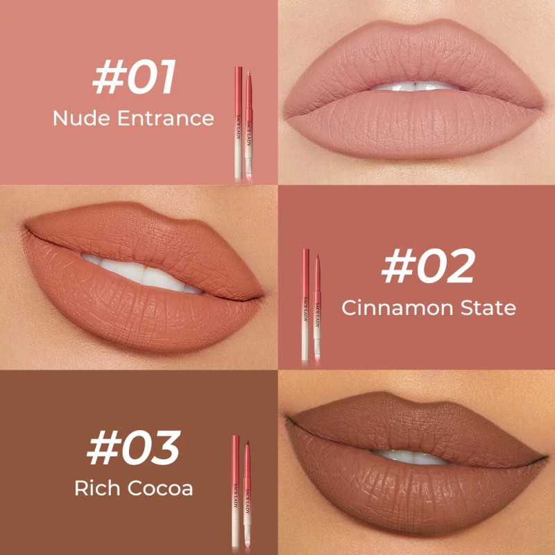Sace Lady Delineador De Labios, Volume Y Alta Pigmentación