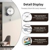 JTWALCLOCK Decorative Modern Wall Clock for Living Room Decor Non