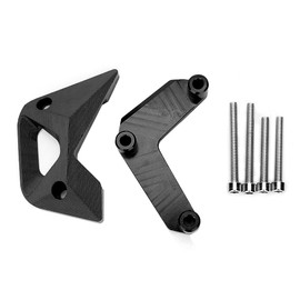 CNC Aluminum Alloy Engine Stator Cover Crash Pad Protective Fit for Kawasaki Z1000 11-17(Black)