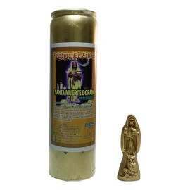 CEB Veladora Esotérica Santa Muerte Preparada C/imagen Bolsillo
