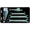 KS Tools 503.4204 GEAR+ Comb Ratchet Spanner Set, 4 Pieces