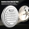 Round Air Vent Grill, Stainless Steel Through Wall Dryer Vent