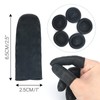 G2PLUS Black Finger Cots 200 PCS Latex Anti-Static Finger Covers