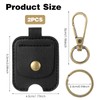 Gjinxi 2PCS Leather Car Key Sleeve, Vintage Broken Loop Replacement