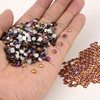 NCB Nancybeads 1500pcs Flatback Round Glass Nail Art Rhinestones Crystal