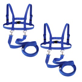 Pack of 2 Horse Lead for Playing for Children, Horse Harness for Children for Boys and Girls, Role Play, Outdoor Horse Lead Children for Children from 3 Years, Suitable for Children's Straps, Safety