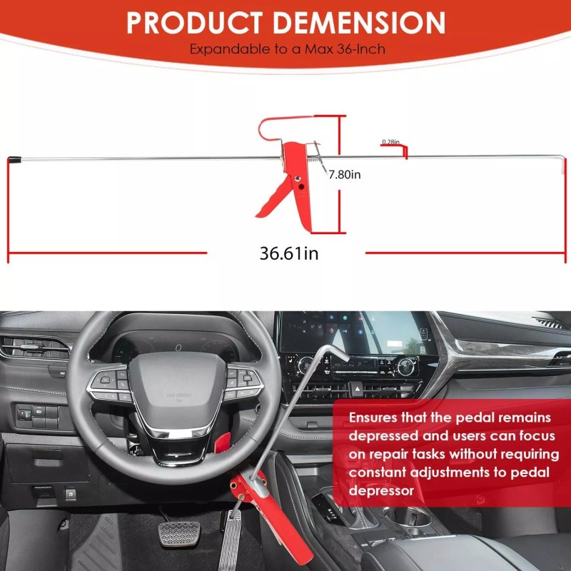 for Thexton THE393 Universal Adjustable Pedal Depressor Tool