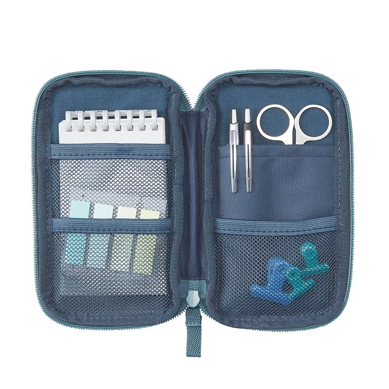 Lihit Lab SFJ x LIHIT LAB. Compact Pen Pouch, Seaweed