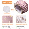 3 Piezas - Gorras para Baño, Reutilizable Gorros para Regadera,