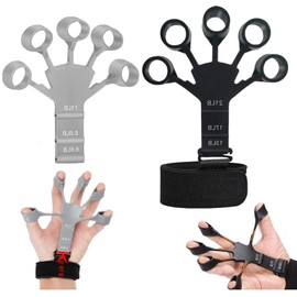 Finger Strengthener, Finger Trainer,Strength Trainer, Suitable for Sports, Tennis, Rock Climbing, Boxing and Guitar(2PCS)