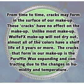 Wolfe F/X Essential Colors Face Paint - White (90 gm)