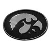 Elektroplate University of Iowa (Tiger Hawk) Emblem - Matte