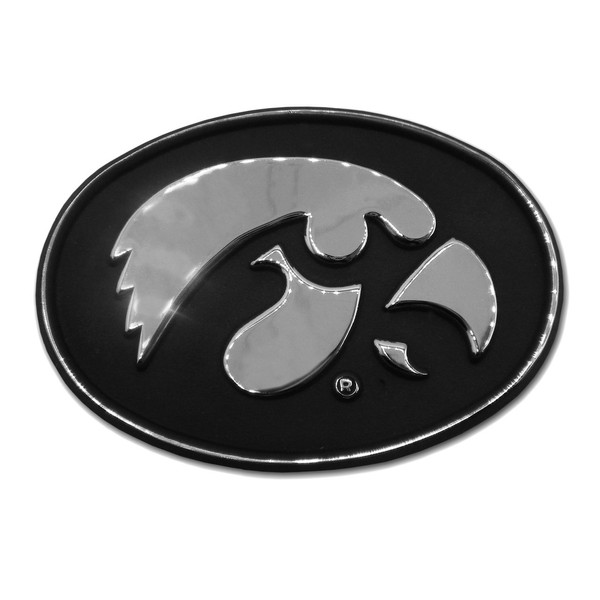 Elektroplate University of Iowa (Tiger Hawk) Emblem - Matte