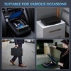 Portable Gun Safe for Handgun with Fingerprint, Keypad Lock, Key,