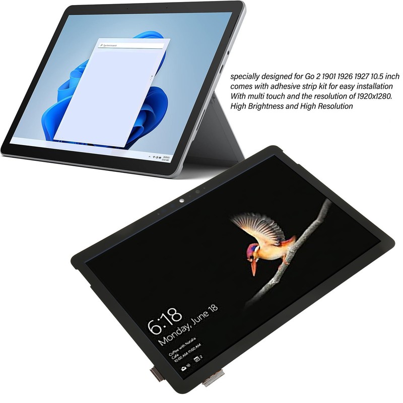 Laptop LCD Display Screen High Brightness Multi Touch Smoothing Screen