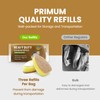 HELIME Natural Dishwand Refills Sponge, Non Scratch Dish Wand Sisal