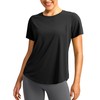 Women's Short Sleeve Workout Shirts Breathable UPF 50+ Sun Protection