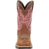 Durango womens Lady Rebel Work Western Boot, Briar Brown and