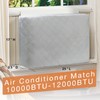 HOXHA 2 Pack Indoor Air Conditioner Cover for Window Units,