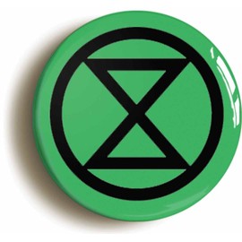 Ozorath Extinction Rebellion Symbol Button Badge (1inch / 25mm diameter)