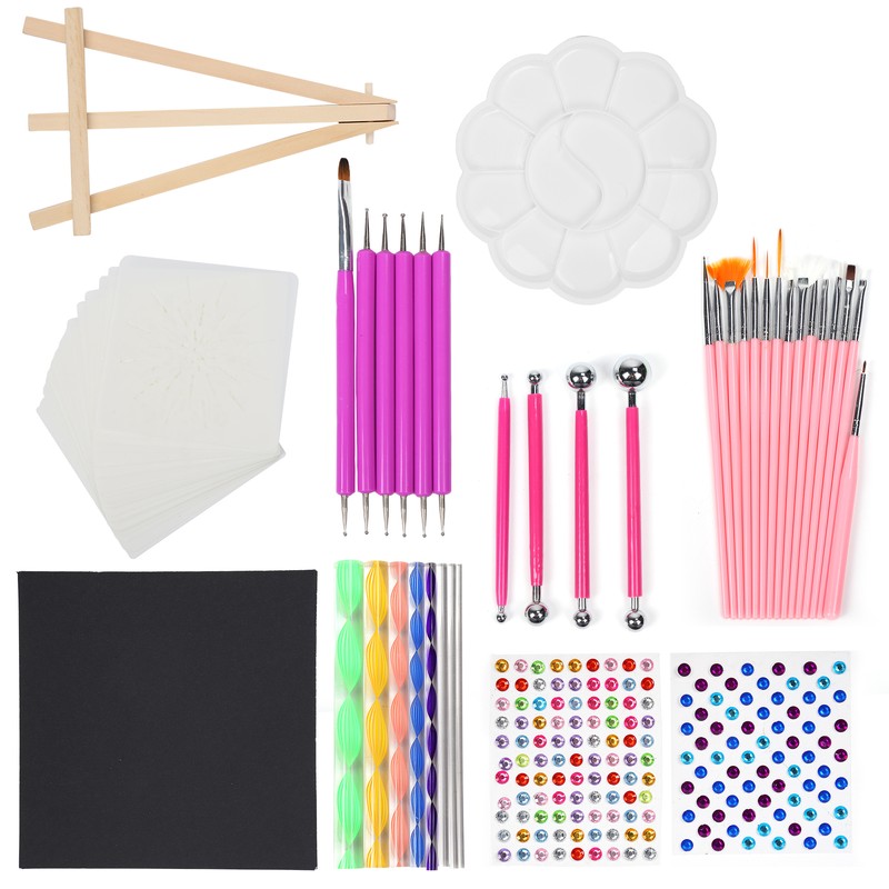 Mandala Dotting Tools Acrylic Rod Dotting Pen Ball Stylus Palette