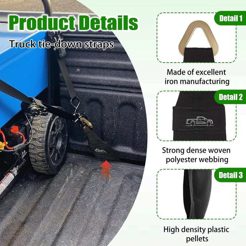Truck Bed Tie Down Anchors for Easily Secures Your Ratchet