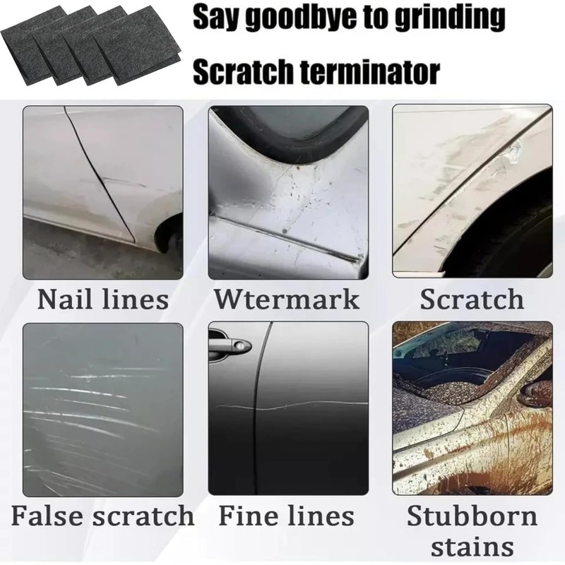 ANCANJSANFY Pack of 8 Nano Sparkle Cloth for Scratch Removal,