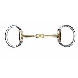 Shires Brass Alloy Flat Ring Lozenge Eggbutt 5.5"