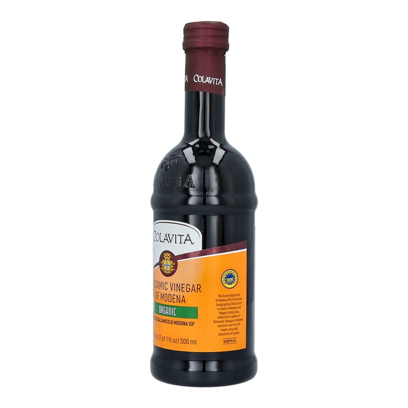 Colavita Organic Balsamic Vinegar of Modena, 17 Fl.Oz (Pack of