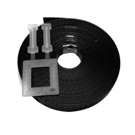 Pallet strapping kit Black 10m x 12mm with 1 plastic buckle, 2 pack