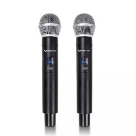 Sound Town Dual-Channel Professional UHF Wireless Microphone System (SWM10-U2HH)