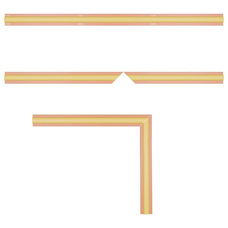 LED TRADING COB LED Strip Flexible Bendable Dimmable 24 V