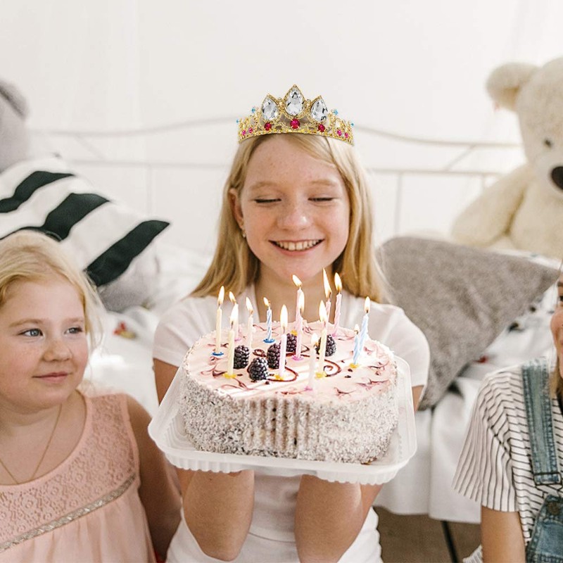 NODG Tiaras and Crowns for Women with Hair Comb Gold