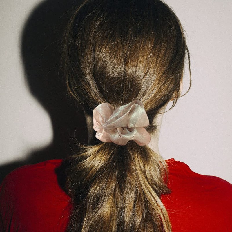 8 PACK Oversized Ponytail Holders Hair Jumbo Scrunchies Holder for