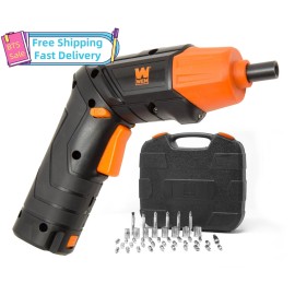 ​​WEN 4V Cordless Screwdriver - w/40+ Bits & Flashlight​