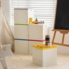 SHIMOYAMA Collapsible Storage Box with Large Building Base for Duplo