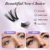 【Glue Needed】TISXTISW Eyelashes, Mixed Set，Waterproof Lash Kit natural lookLong lasting