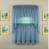 Today's Curtain Emelia Original Voile Tier Pair 36", Wedge Blue,