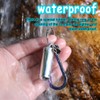 ChunlongFour Waterproof Cremation Pet Urns Keychain for Dogs Ashes, Cylinder