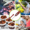 Kitchen Meat Thermometer Waterproof Cooking Thermometer Fork Hanging Water Milk