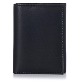 Alpine Swiss Mens Trifold Wallet Genuine Leather Comes in Gift Bag