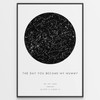 The Day You Became My Mummy Star Map Print -