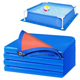 RGJ 15 Ft Pool Liner Pad for Above Ground Pools, Thickened Pool Mat Tarp for Under Pool, Dual-Color Pool Ground Pad Cloth Floor Mat for Pool Bottom, Puncture Protection & Extend Liner Life