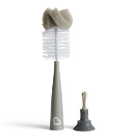Munchkin 2pk Modern Sponge Bottle Brush-Cl Gry