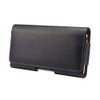 DFV mobile - Gürteltasche Echtleder Holster Etui mit Horizontalem Gürtelschlaufen