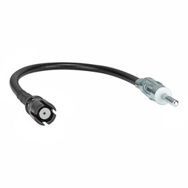 tomzz Audio Raku II 1500-039 Antenna Adaptor 2 to DIN Plug 150 Ohms Compatible with Smart Nissan