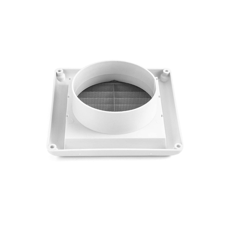 QWORK Air Vent ABS Louver Grille Cover, 2 Pack 4"