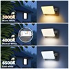 rosykite 3CCT LED Outdoor Wall Lights, 4800LM, 360° Adjustable, 3